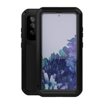 Military Rugged Case For Samsung Galaxy S20 Fe 5G, With Tempered Glass Screen Pr - £34.60 GBP
