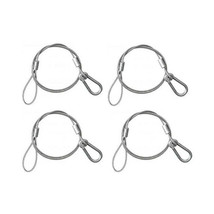 (4) Chauvet Ch-05 31&quot; Safety Clamp Lighting Cable Wires - 700Lb Capacity - £54.51 GBP