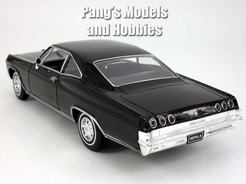 1965 Chevrolet Impala SS 396 1/24 Scale Diecast Metal Model - BLACK - With BOX Item image 8