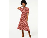 Scoop Women&#39;s Split Neck Tiered Midi Dress - Size Ladies XL (16-18) - $19.99