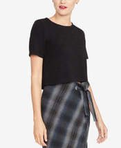 Rachel Rachel Roy Womens Ribbed Short Sleeve Crop Sweater, Choose Sz/Color - £24.05 GBP