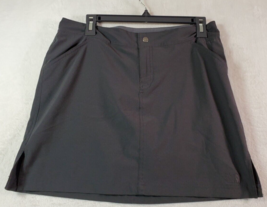 The North Face Skirt Womens Size 8 Black Polyester Flat Front Pockets Sl... - $16.59