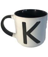 Oversized Personalize “Letter K” Ceramic Coffee Mug Cup 16 oz White-NEW-... - €21,28 EUR