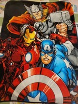 Kids Marvel Avengers Plush fleece soft Throw Snuggle blanket - £6.96 GBP