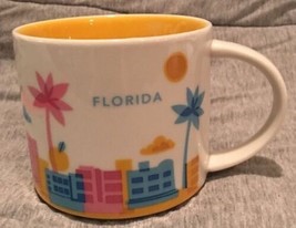 Florida You Are Here (YAH) Starbucks Mug. Original and Unused 2015 Bright Colors - £11.98 GBP
