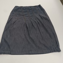 newCreation RN#114494 Women's Gray Side Zipper A-Line Skirt Size 36 (32×29) image 12