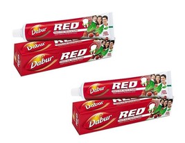 Dabur Red Ayurvedic Toothpaste - (200 gm x 2 pack) Free shipping worldwide - £13.74 GBP