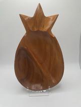 Alii Woods Honolulu Pineapple Serving Dish Genuine Monkey Pod - $69.81