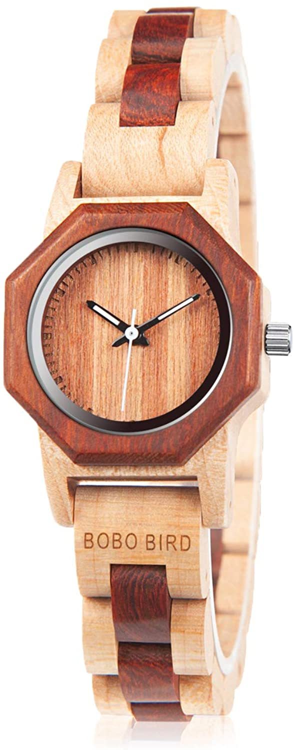 Primary image for BOBO BIRD Women’s 27MM Handmade Wooden Watch Exquisite Lightweight Wristwatch Na