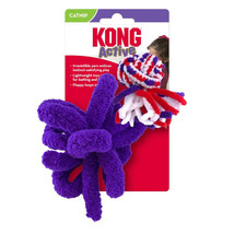 KONG Cat Active Rope Cat Toy Red &amp; Purple 1ea/2 pk - £3.94 GBP