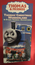 Thomas &amp; Friends VHS Thomas Christmas Wonderland 2000 Niños Movie-Tested... - $16.77