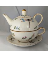 BURTON + BURTON Morning Meadow Porcelain Tea Set for One:  Teapot & Cup ... - €19,27 EUR BURTON + BURTON Morning Meadow Porcelain Tea Set for One:  Teapot & Cup ... - €19,27 EUR