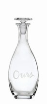 Kate Spade New York OURS Crystal Glass Decanter 11.5&quot; by LENOX #830555 - £62.79 GBP