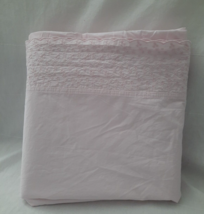 Simply Shabby Chic ~ King Flat Pink Sheet with Embroidered Scalloped Top Border - £59.31 GBP