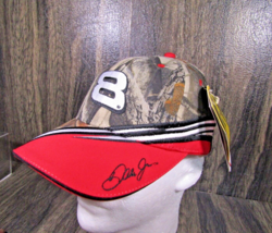 Dale Earnhardt Jr #8 Adjustable Hat NASCAR Realtree Camouflage Chase NWT 2005 - £22.06 GBP