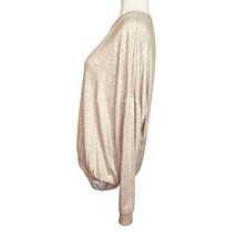 Magaschoni Cream Tan Lightweight Sweater Size Large - £20.49 GBP