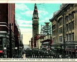 Campanile De The Daniels &amp; Fisher Tour 16th Street Denver Co 1920 Carte ... - £9.05 GBP