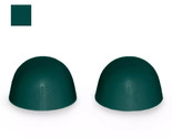 Universal Rundle Replacement Plastic Toilet Bolt Caps, Set of 2, Green V... - $34.95