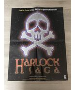 Harlock Saga Original Manga Anime Promotional Poster 18x24 CV JD - $220.33 MXN