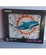 Miami Dolphins NFL LED Neon Light Logo Sign NEW! 15" - $79.19