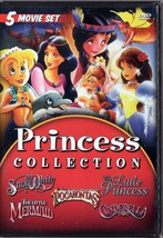 The Princess Collection DVD  5 movies : The Little Mermaid  , Cinderella ,... - £4.74 GBP