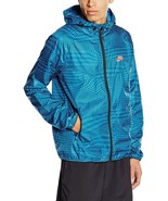 Nike Mens Full Zip Windbreaker Jacket Size Medium Color Light Blue - £112.14 GBP