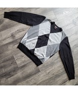 New w/o Tags Michael Kors 100% Merino Wool Argyle Pattern Gray Sweater S... - $40.60 CAD