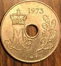 1973 DENMARK 25 ORE COIN - £1.43 GBP