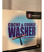 2001 Webroot Software Cache &amp; Cookie Washer For AOL &amp; Compuserve Pre-Own... - $10.92 CAD