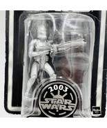 Star Wars Action Figure Silver Anniversary Clone Trooper 2003 In Box Collectible - $35.10