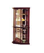 Huxley Curio Cabinet (Corner), Cherry Finish - €568,44 EUR