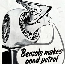 Benzole Petrol Oil Company 1953 Advertisement UK Import Gas London DWII8 - £15.95 GBP