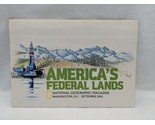 Americas Federal Lands National Geographic Magazine September 1982 Map I... - £7.03 GBP