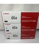 Genuine Canon 054 Complete  3-Color Toner Cartridge Set BCYM (OEM) - $259.61 CAD