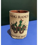 RARE - KING RANCH SADDLE SHOP DRINK KOOZIE - VINTAGE - $45.00