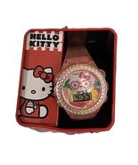 Sanrio Hello Kitty Kids LCD Watch Pink Glitter Strap Adjustable Fit 5.5-8&quot; - €9,00 EUR