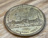 Vintage Alexandra Palace and Park  Souvenir Travel Challenge Coin KG JD - $19.79
