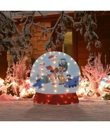 36&quot; RUDOLPH MISFIT TOYS IN SNOW GLOBE LED CHIRSTMAS YARD/INDOOR SCULPTURE - £123.90 GBP