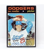 1971 Topps #288 JOE MOELLER Signed Autographed Los Angeles Dodgers Card - $4.95