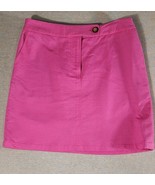 Anthropologie Vanessa Virginia 4 BarbiePink Pencil Skirt Cotton Casual T... - $25.00