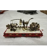 Hawthorne Village Disney Christmas Train Gondola 1920’s Mickey &amp; Friends... - $1,272.48 MXN
