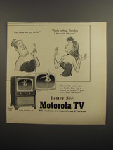 1952 Motorola TV Model 21K5 Ad - Our house has two baths! That&#39;s nothing. - £14.57 GBP