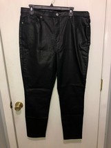NEW Banana Republic High Rise Skinny Coated Faux Leather Pants Tag 34 Bu... - $21.77