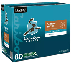 Caribou Blend Medium Roast 80 K-Cup Pods - $49.90