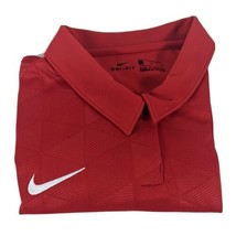 Womens Red Golf Polo Medium Nike - £17.75 GBP