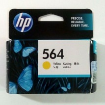 HP 564 CHINA Unopened YELLOW Ink Cartridge Expired: 06/2016 Box Damaged ... - $2.96