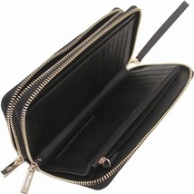 NWB Kate Spade Staci Large Carryall Black Leather Wristlet WLR00631 Gift Bag F - $94.04