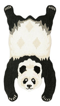 Rug USA Giant Panda Shape 3&#39;x5&#39; ft Handmade Tufted 100% wool Area Rugs &amp; Carpet - £102.95 GBP