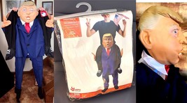 President Donald Trump MAGA Leader Piggyback Adult Costume Suit Halloween Morph - £28.12 GBP
