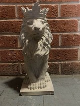 Latex Mould &amp; Fibreglass Jacket To Make This Lovely Crowned Lion Statue. - $139.88